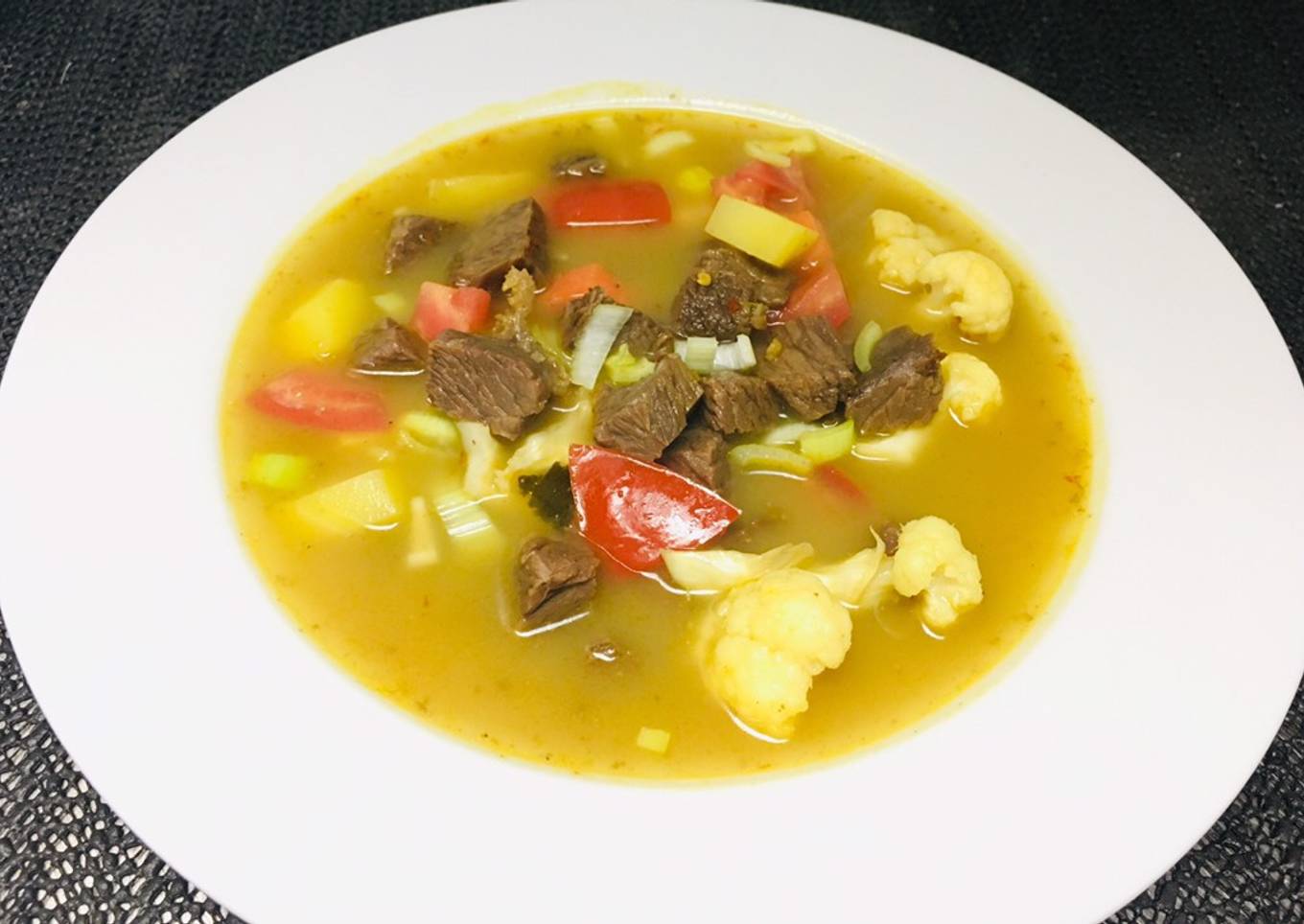 Soto kuning daging dan sayuran ala Chef Turnip