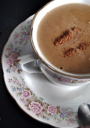 Une photo de Atole café et cannelle