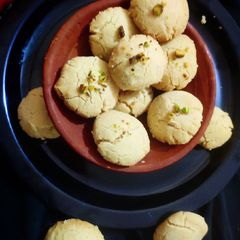 Nankhatai cookies A picture of Nankhatai cookies.