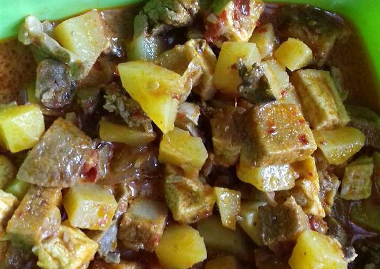 Cara Gampang mengolah Kuah merah Campur Sari Lezat