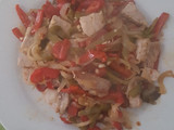 Atún con verduras