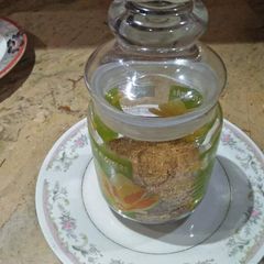 A picture of Homemade Chaat masala.