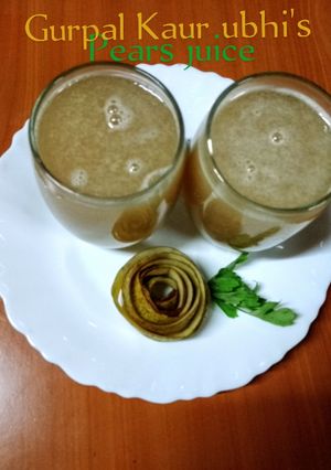 A picture of Pear juice 🍐.