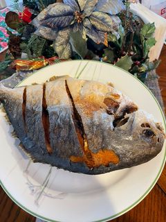 Hình của món Cá chim chiên.