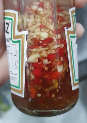 Hình của món Công thức pha mắm tỏi ớt đa dụng bảo quản được lâu.