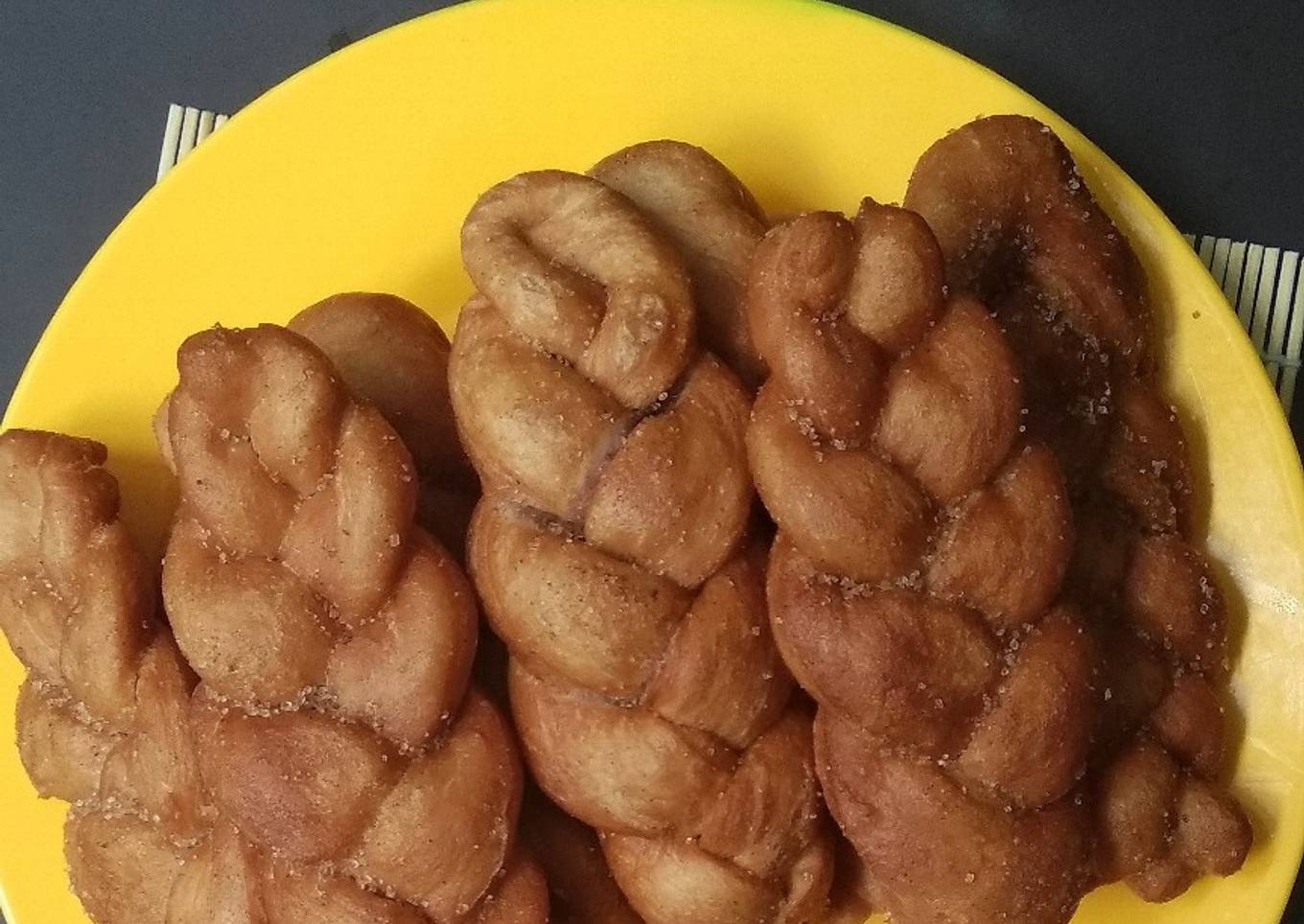 Donat Kepang (kkwabaegi)Toping Sugar Cinnamon part 2