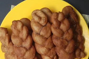 Bagaimana Menyiapkan Donat Kepang (kkwabaegi)Toping Sugar Cinnamon part 2, Sempurna