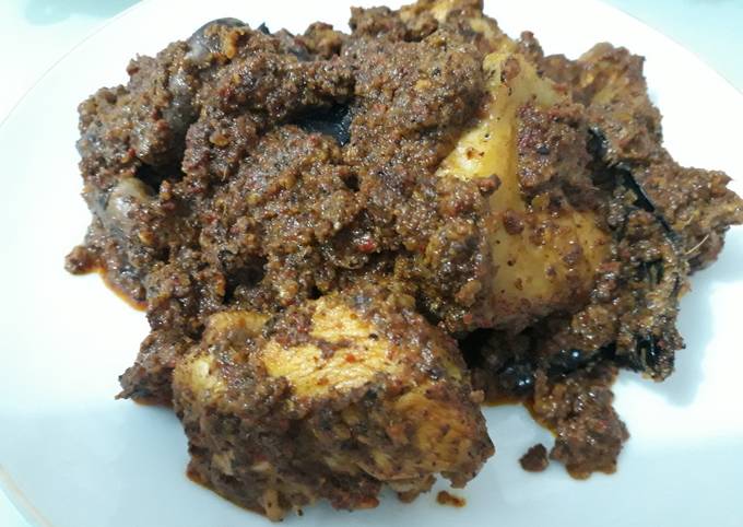 Resep: Rendang ayam ala mimi Shidqya Ekonomis