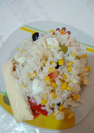 صورة لوصفة سلطة ارز