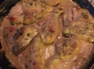 Una foto de Pollo a la "crema" de mostaza
