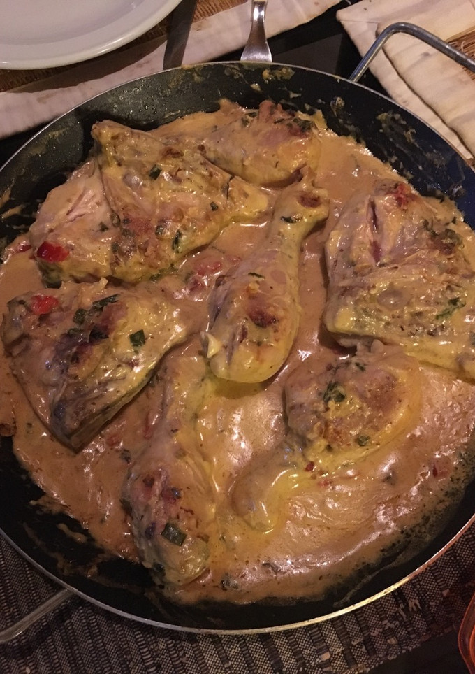 Una foto de Pollo a la "crema" de mostaza