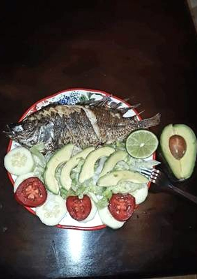 Una foto de Mojarra frita 🐟