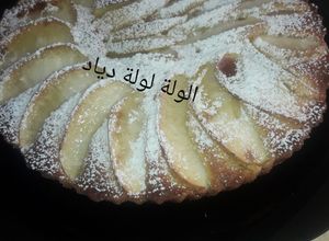 صورة لوصفة كيكة التفاح