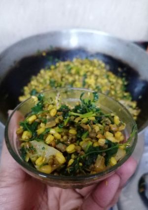 A picture of Moong methi tarana.