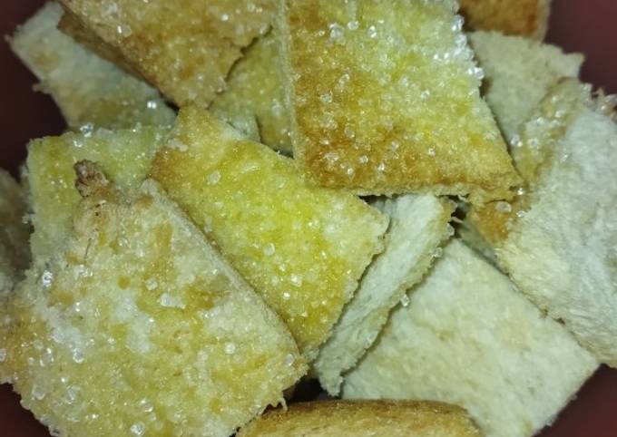 Resep Roti tawar kering / bagelen yang Sempurna