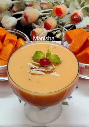 A picture of Papaya Smoothie (Healthy Breakfast).