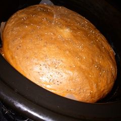 A picture of Slow-cooked Bread.