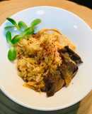 Cơm chiên kim chi nấm