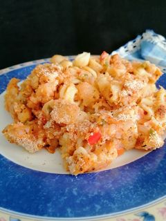 Una foto de Pasta con coliflor