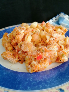 Una foto de Pasta con coliflor