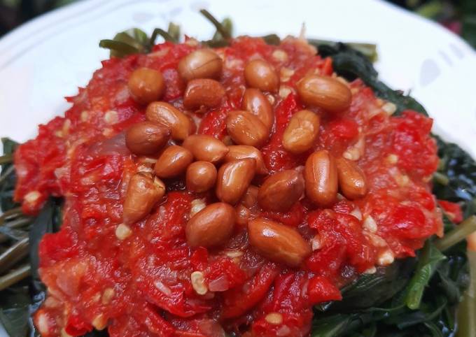 Resep Plecing Kangkung khas Lombok Resep Plecing Kangkung khas Lombok
