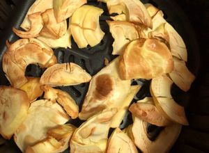 รูปของ ทุเรียนอ่อนอบหม้อทอดไร้น้ำมัน (baked young durian in Air fryer)