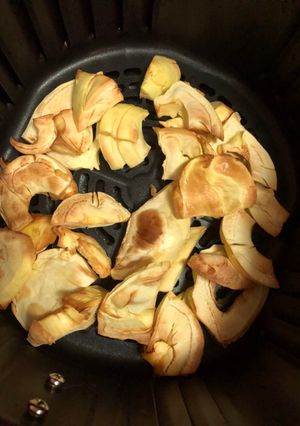 รูปของ ทุเรียนอ่อนอบหม้อทอดไร้น้ำมัน (baked young durian in Air fryer)