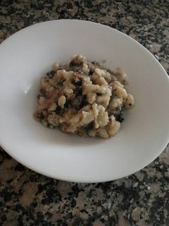 Una foto de Revuelto de coliflor y champiñones