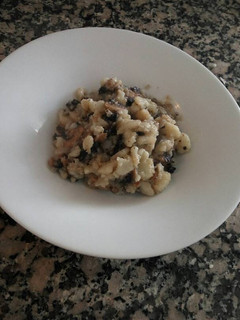 Una foto de Revuelto de coliflor y champiñones
