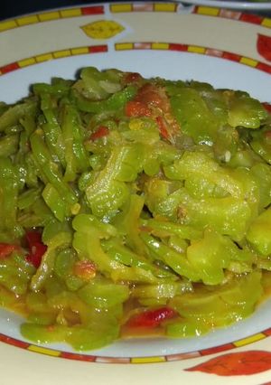 Foto resep Pare Tumis Pedas#BikinRamadanBerkesan