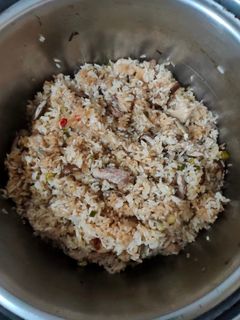 麻油香菇肉絲米糕 的食譜成品照片