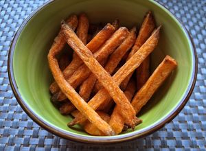 Forrólevegős sütőben sült édesburgonya 🥔🥔🥔 recept fotója