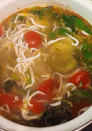 Hình của món Canh chua cá ngần.