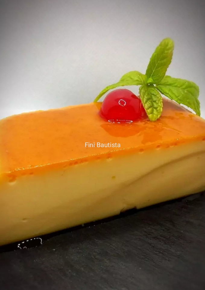 Una foto de Flan de caramelo