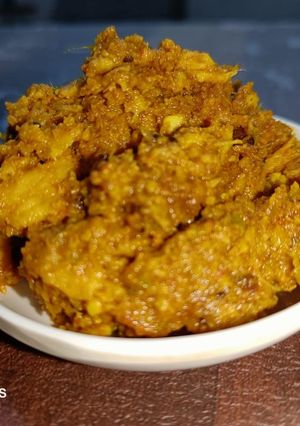 A picture of Suran ki chutney(ole/jimmikand/yum).