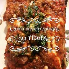 Foto principal de Canelones de espinaca y ricota