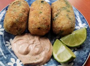 Una foto de Croquetas de Atún y Espinacas