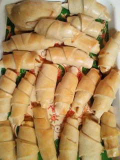 Croissants pie ainihin hoton girkin