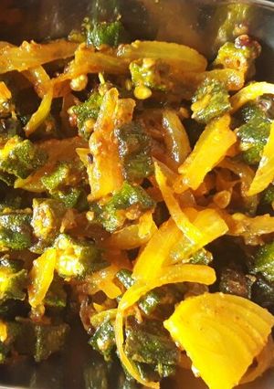 A picture of Bhindi Masala.