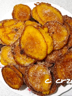 Una foto de Chulas o buñuelos de calabaza