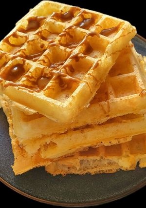Une photo de Gaufres aux petits suisses