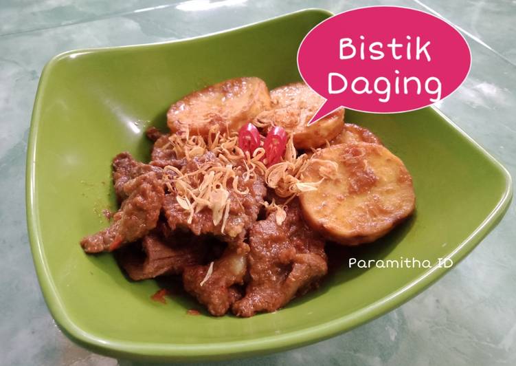Resep Bistik Daging (BeefSteak Jawa) Anti Gagal