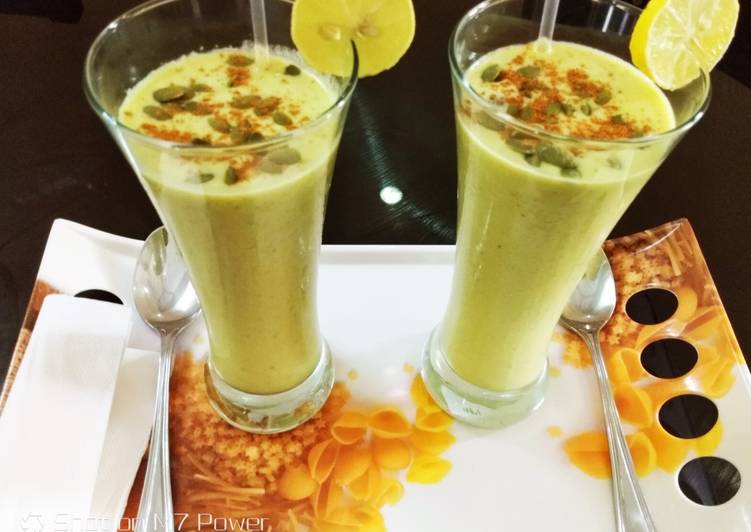 Recipe of Pumpkin seeds and Pineapple Smoothie in 11 Minutes at Home