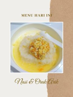 Foto resep MPASI 9m+ Nasi & Orak arik