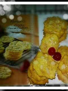 Foto resep Almond crispy cheese cookies