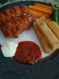 Cordon bleu ala-ala & kulit ayam krispy ♥