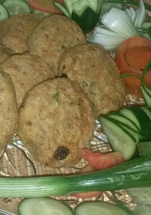 A picture of Chicken tikka cutlets.