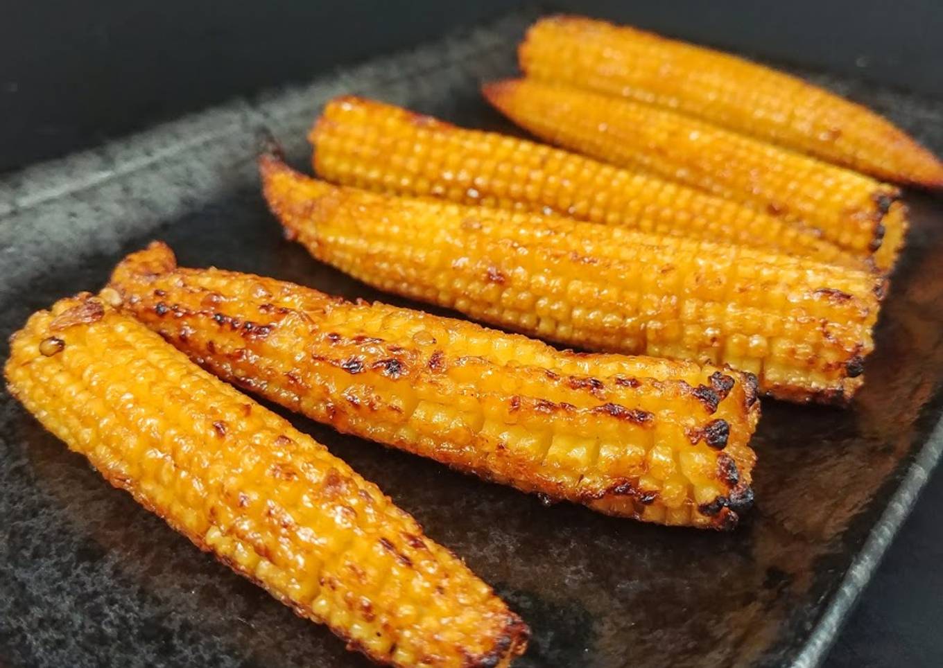 Bbq baby corn