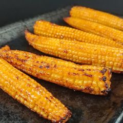 A picture of Bbq baby corn.