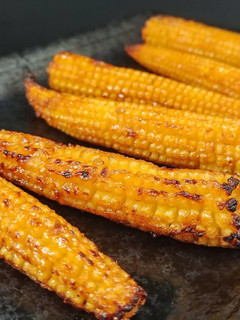 A picture of Bbq baby corn.